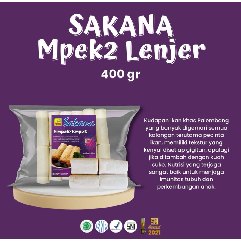 

Sakana Mpek Mpek Lenjer 400gr