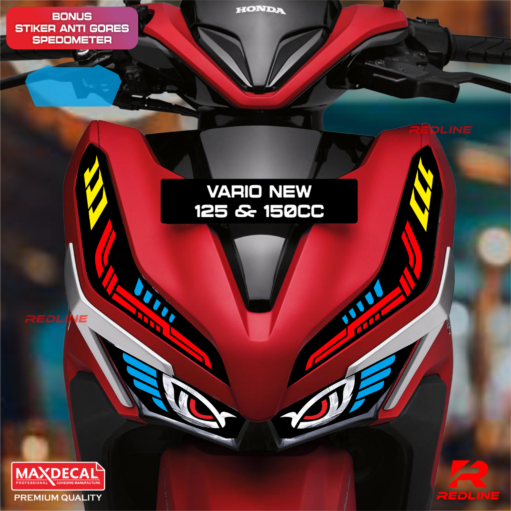 STIKER LAMPU VARIO 125 150CC 2019 STIKER ALIS STICKER CUTTING