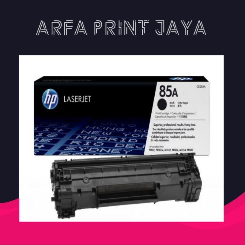 toner hp LaserJet 85a black (CE285A) printer P1102,P1102w,M1132,M1212,M1214,M1217 baru bersegel