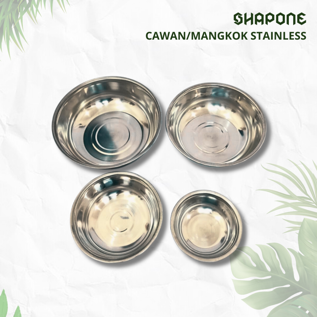Cawan Mangkok Stainless Steel || Baskom Stainless Steel || Wadah Cuci Sepatu
