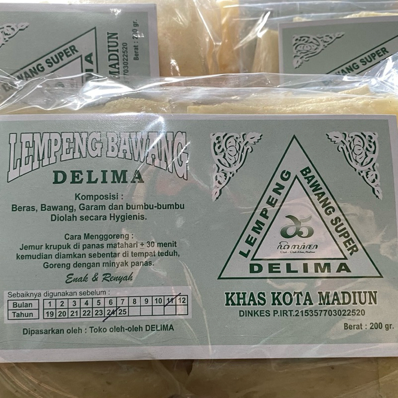 

Lempeng Asli Madiun Cap Delima