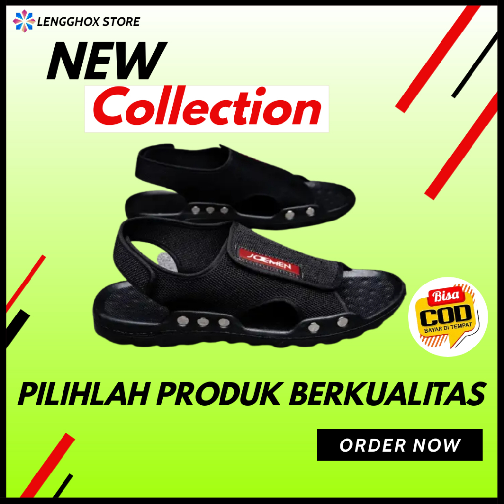 SEPATU SANDAL SENDAL POLOS Kulit TALI GESPER GUNUNG SLOOP FLIPFLOP SADAL GLADIATOR KASUAL SEDAL OUTD