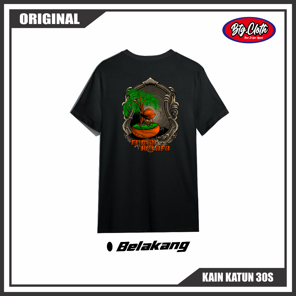 KAOS PECINTA BONSAI KELAPA PREMIUM ORIGINAL