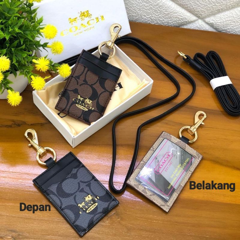 

ID Card Holder Name Tag Lanyard Tempat Kartu Pekerja Murah Motif Bermerk