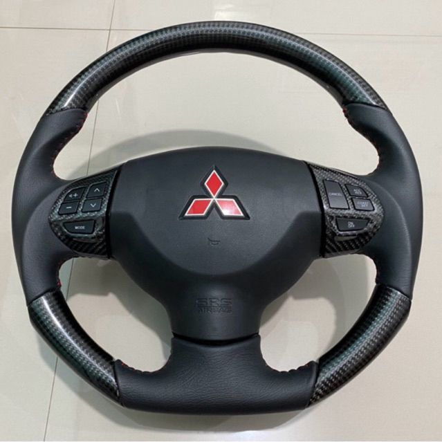 stir stering wheel mitsubishi pajero sport outlander carbon