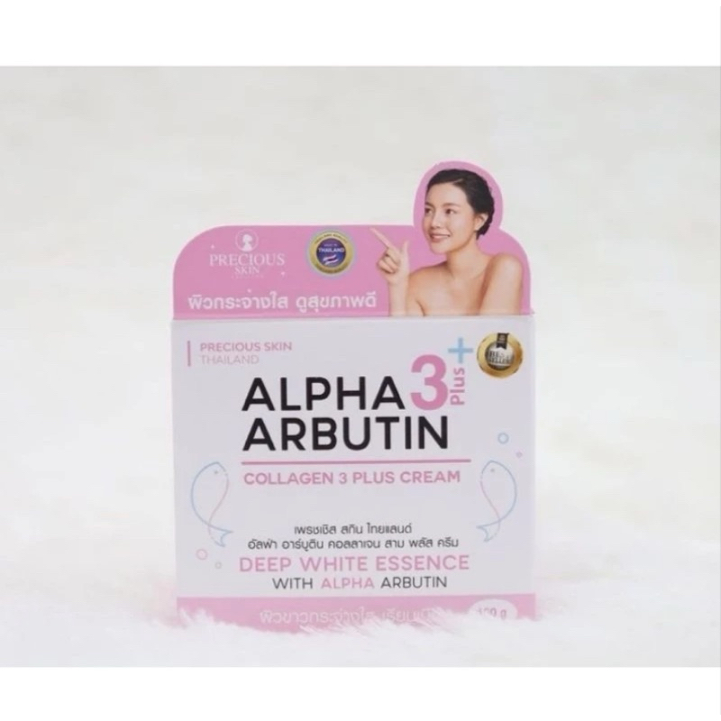 ALPHA ARBUTIN 3+ COLLAGEN WHITENING CREAM JUMBO 100ml ORIGINAL THAILAND / HB WHITENING