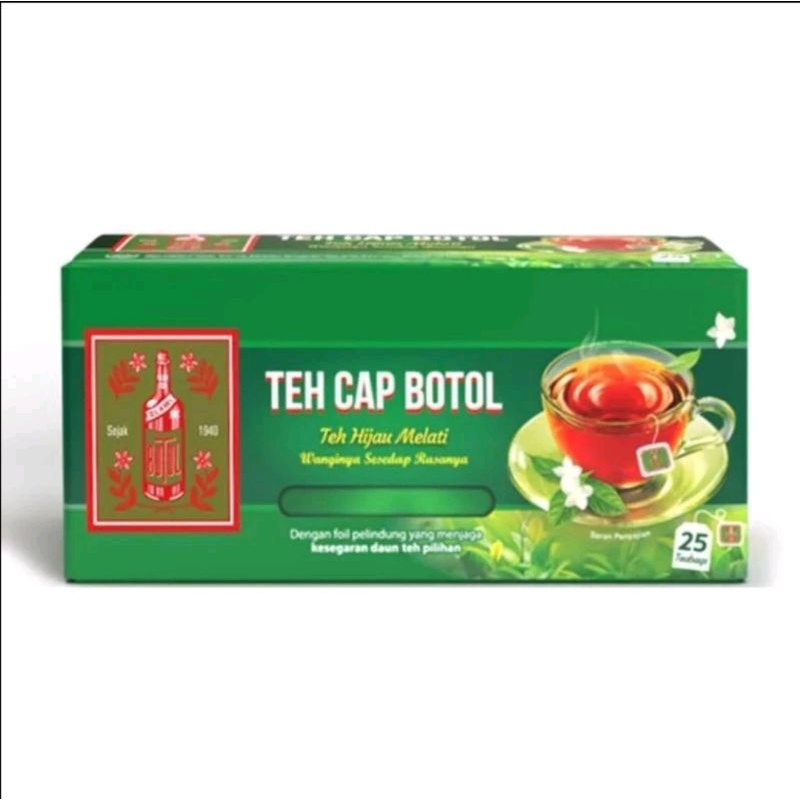 

TEH CELUP HIJAU MELATI BOX 25x2g CAP BOTOL