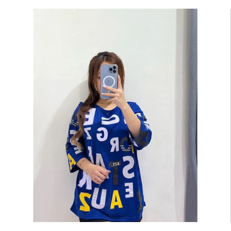 KAOS WANITA LENGAN PANJANG BABYTERRY | KAOS CEWE SANTAI | KAOS OVERSIZE ATASAN FASHION LENGAN PANJAN