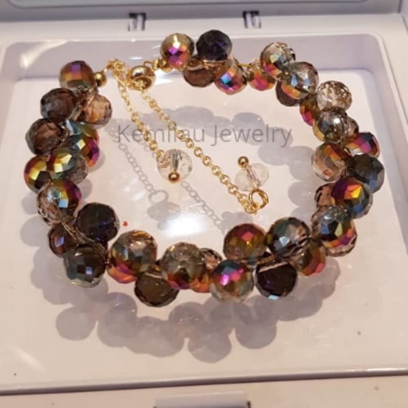 1212 Terlaris Gelang Batu Merah  gelang batu kristal 4 gas