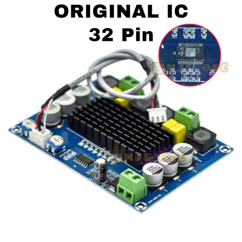 XH-M543 ORIGINAL IC 32P Stereo high power TPA3116D2 Class D 12-24V dc power amplifier 2x150W