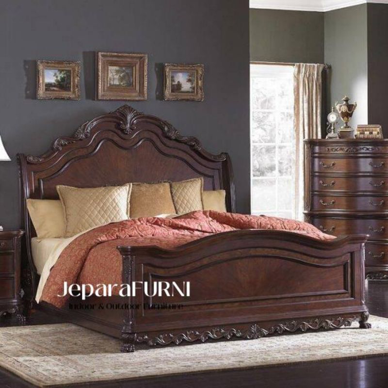 Dipan Jati Jepara I Dipan Kayu Jati Jepara I Tempat Tidur Jati Jepara