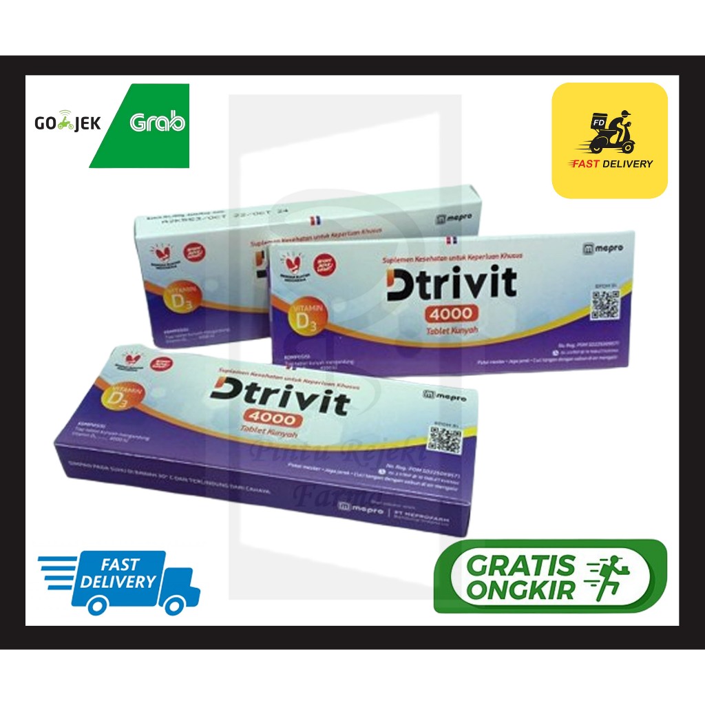 Vitamin D untuk ibu Hamil ( Dtrivit 4000/5000  IU )
