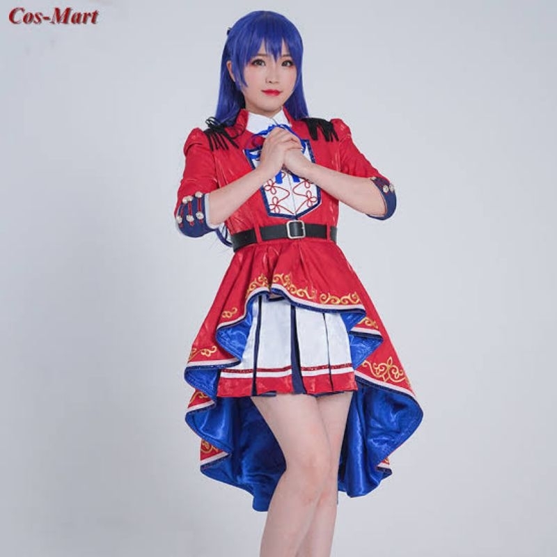 Kostum Cosplay Fullset Wig Umi Sonoda Love Live 9th Anniversary