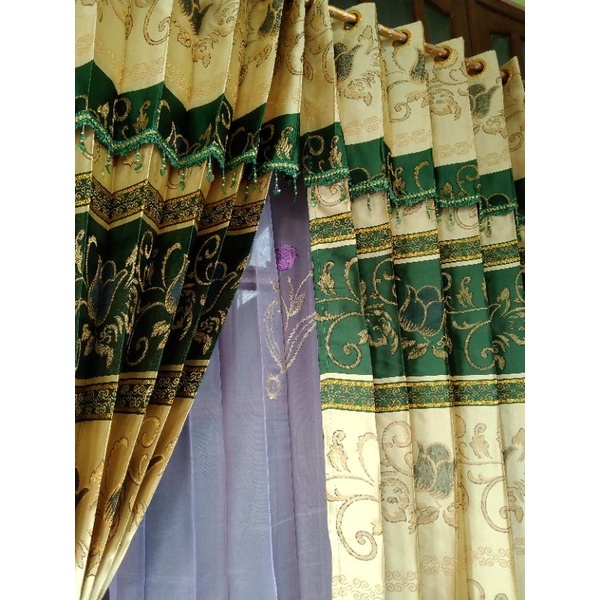 GORDEN JODHA PONI PISAH/GORDEN PINTU/GORDEN JENDELA/Gorden Poni/Gorden Murah/Gorden Minimalis/Gorden