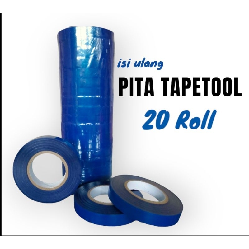 

TAPE REFILL Pita TAPETOOL 20 Roll pita tapetool isi ulang
