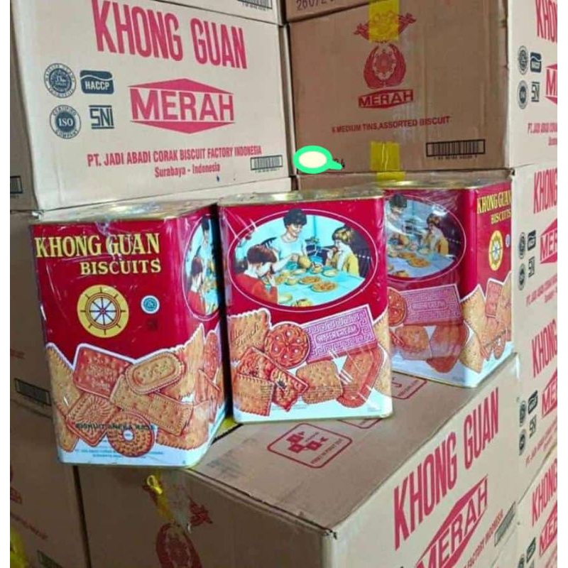 

Biskuit Khong Guan besar 575 gr Khonguan Kotak