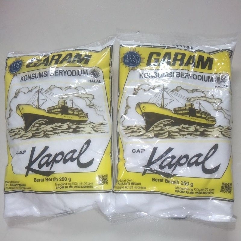 

Garam Dapur Cap Kapal 250gr