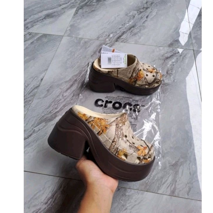 TERBARU CROCS SIREN CLOG MOTIF / SANDAL WANITA CROCS SIREN / CROCS SIREN CLOG