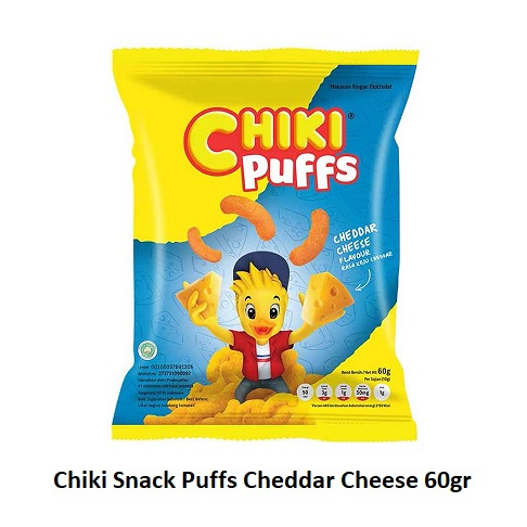 

Chiki Snack Puffs Cheddar Cheese 60gr