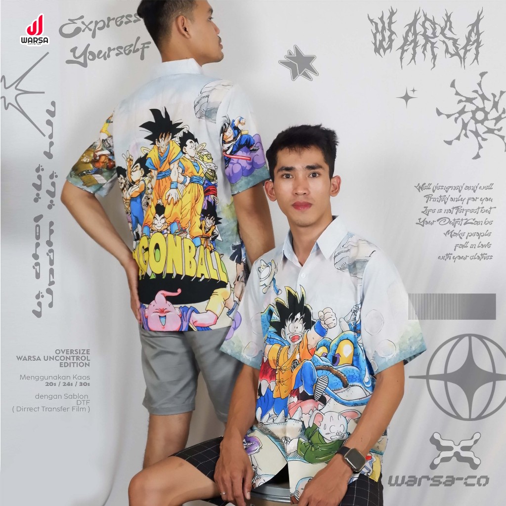 Warsa Kemeja - Dragon ball Z Edition vintage