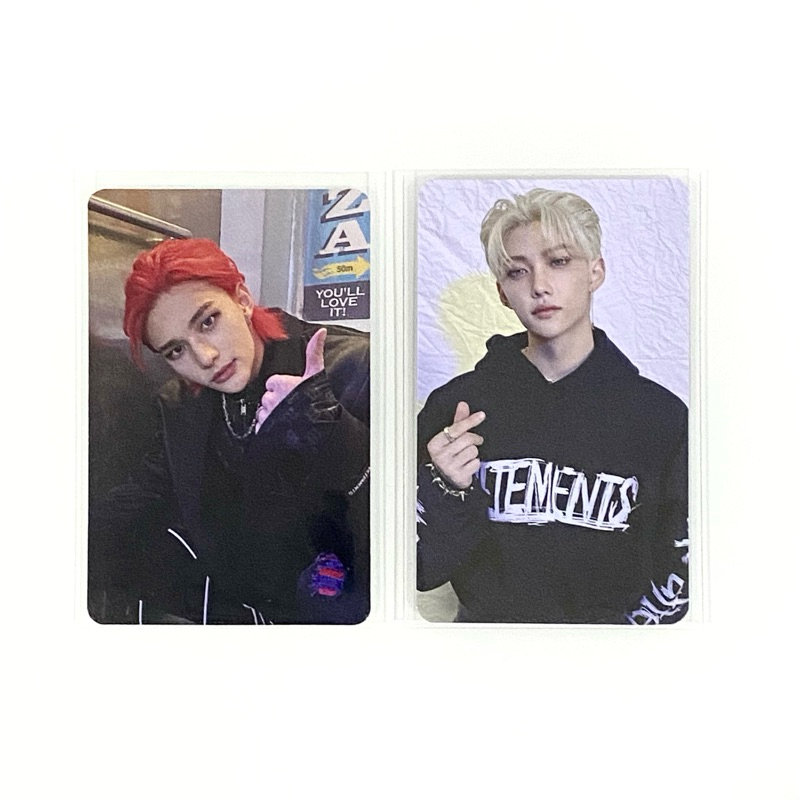 stray kids oddinary maniac hyunjin felix aladin apple music apmus pob photocard