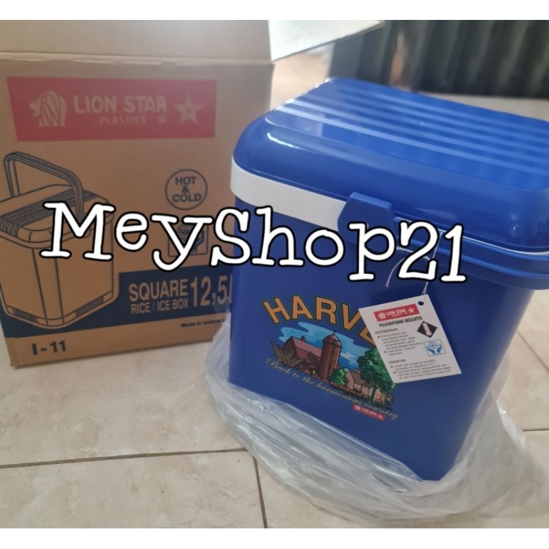 Rice, ice box lion star 12,5 liter/Ice box square I-11 Lion star/Tempat es, nasi Lion star/Termos es