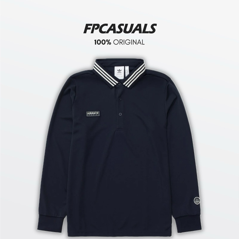 Adidas Spezial longsleeve Polo Shirt auhtentic Original Resmi