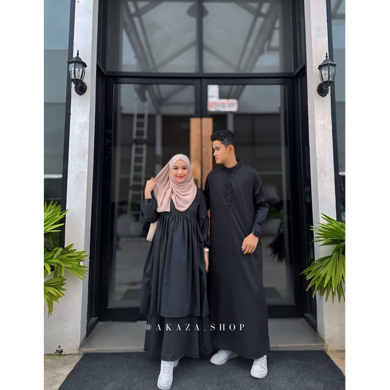 Akaza Raya Collection 1 (couple dress dan gamis koko wanita muslim)