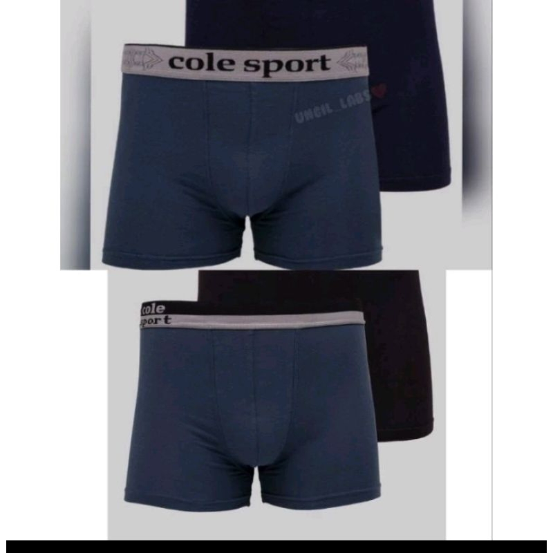 2 PCS CELANA DALAM BOXER PRIA COLE/SISA GARMEN/NON KEMASAN