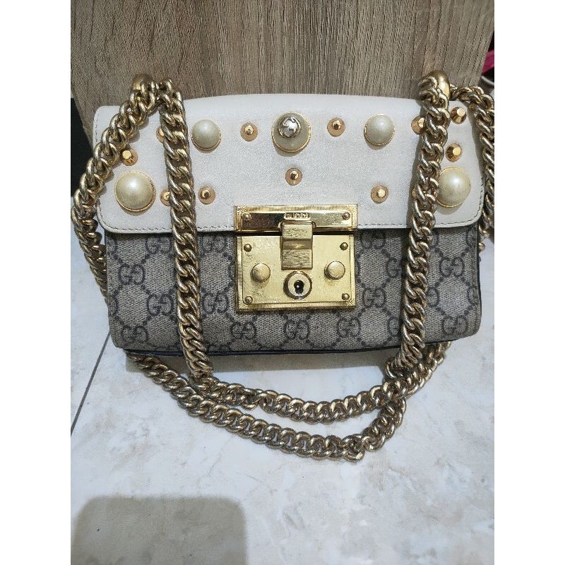 Preloved Tas Gucci Padlock