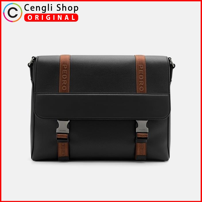 PM043 PEDRO TAS SELEMPANG PRIA ORIGINAL MESSENGER SLING BAG ASLI ORI