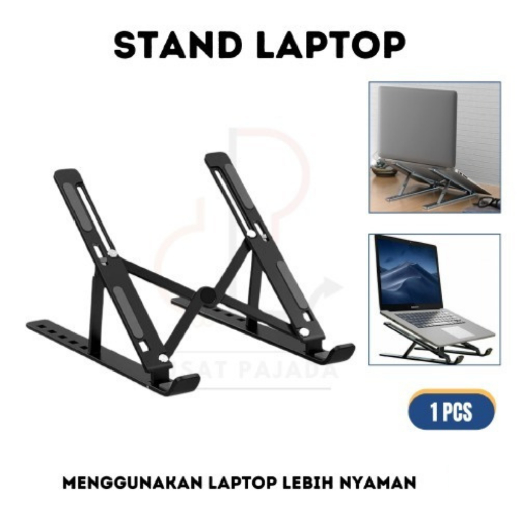TERBARU - Holder Stand Laptop Multifungsi Stand Laptop Holder Lipat Standing Tablet