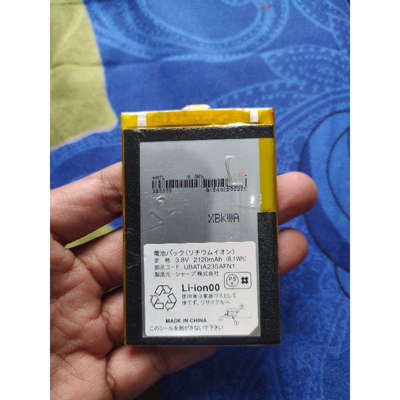 baterai Sharp 303sh sbm303sh original cabutan 100%