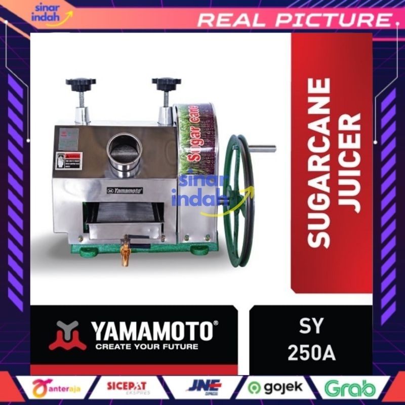 Mesin Peras Tebu Press YAMAMOTO Model SY-250A Sugarcane Juicer Tebu