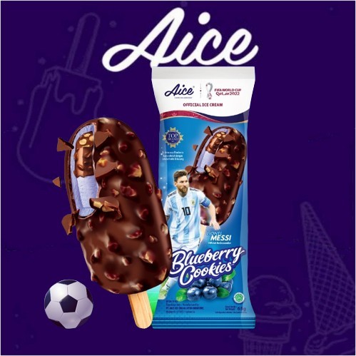 

aice blueberry cookies - es krim aice blueberry cookies