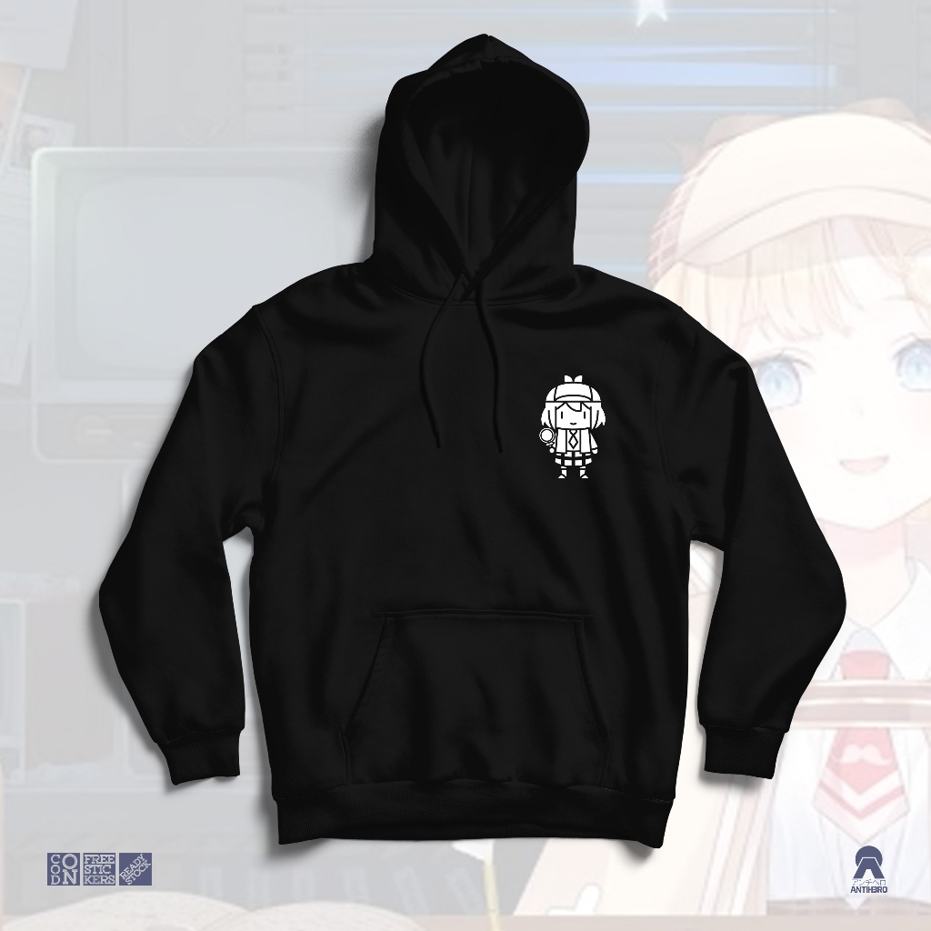 Hoodie Amelia Watson Hololive Holo EN Myth Vtuber Streamer Antihero Cloth