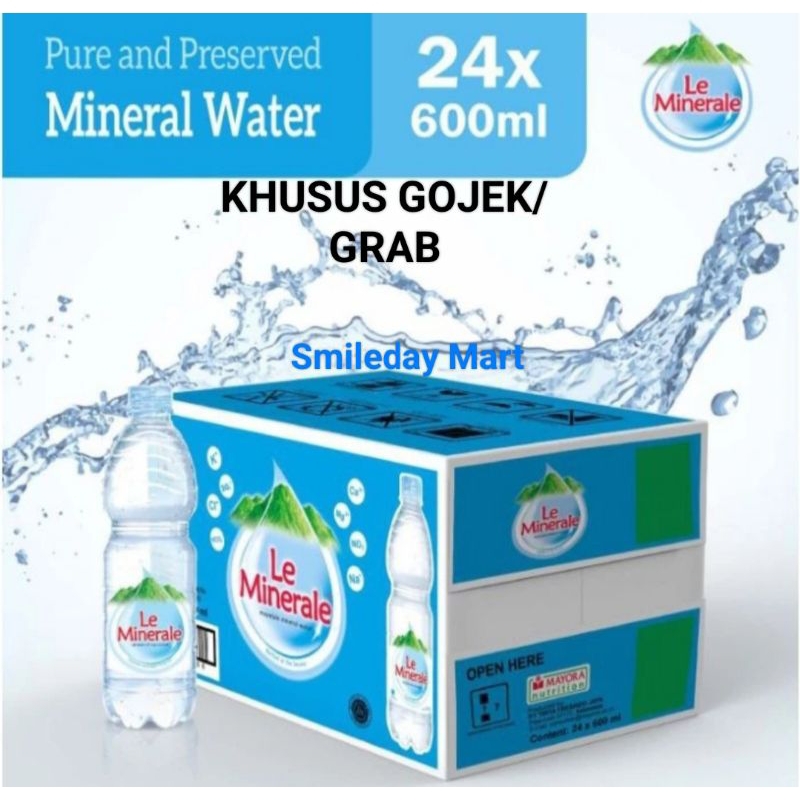 Le Mineral 600ml | Air Mineral Le Mineral 600ml 1 Dus 24 Botol