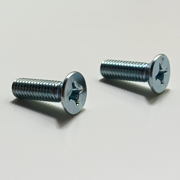 [ 50 PCS ]BAUT JF M6 X 20 MM / BAUT OBENG KEPALA RATA / BAUT JF M6 / BAUT OBENG