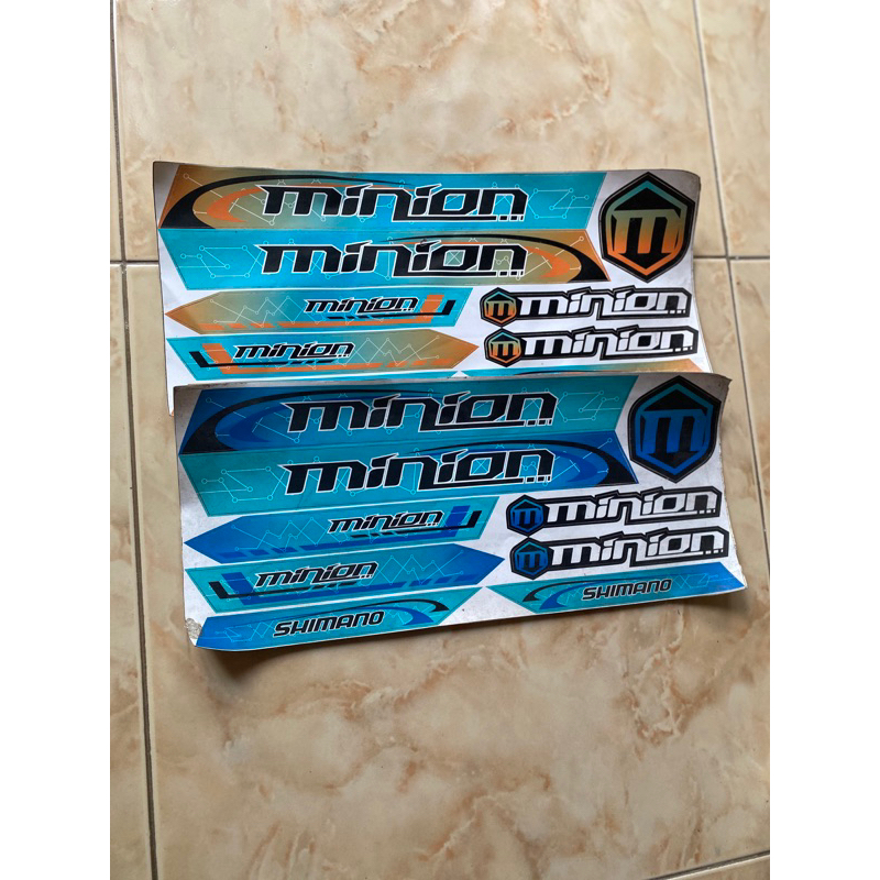 stiker sepeda mini stiker minion stiker sepeda minion striping sepeda stiker sepeda sticker decal MI