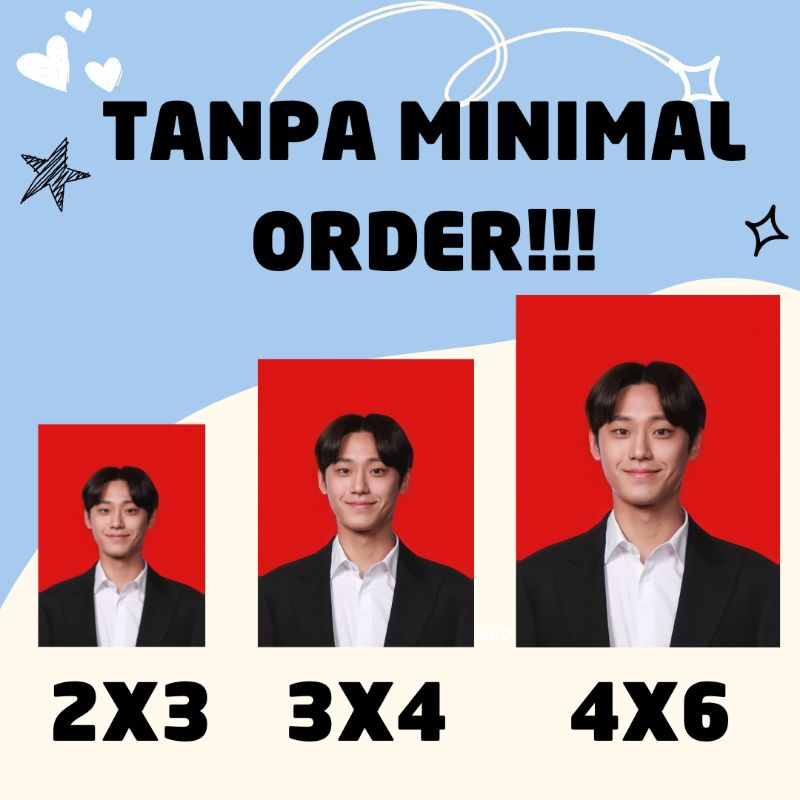 

CETAK FOTO 2X3,3X4,4X6 TANPA MINIMAL ORDER