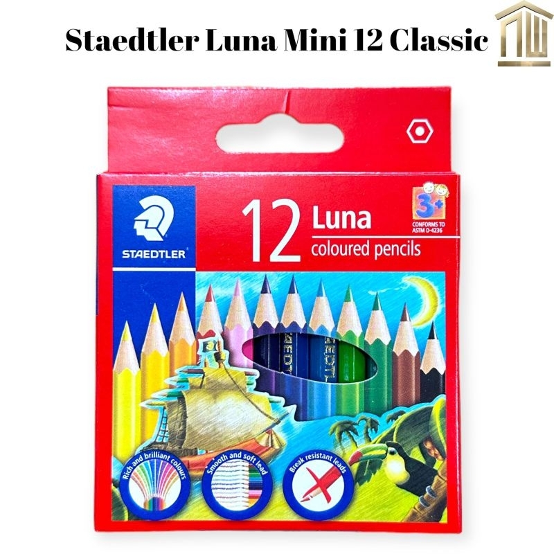 

Pensil Warna Staedler Luna Mini 12 Classic