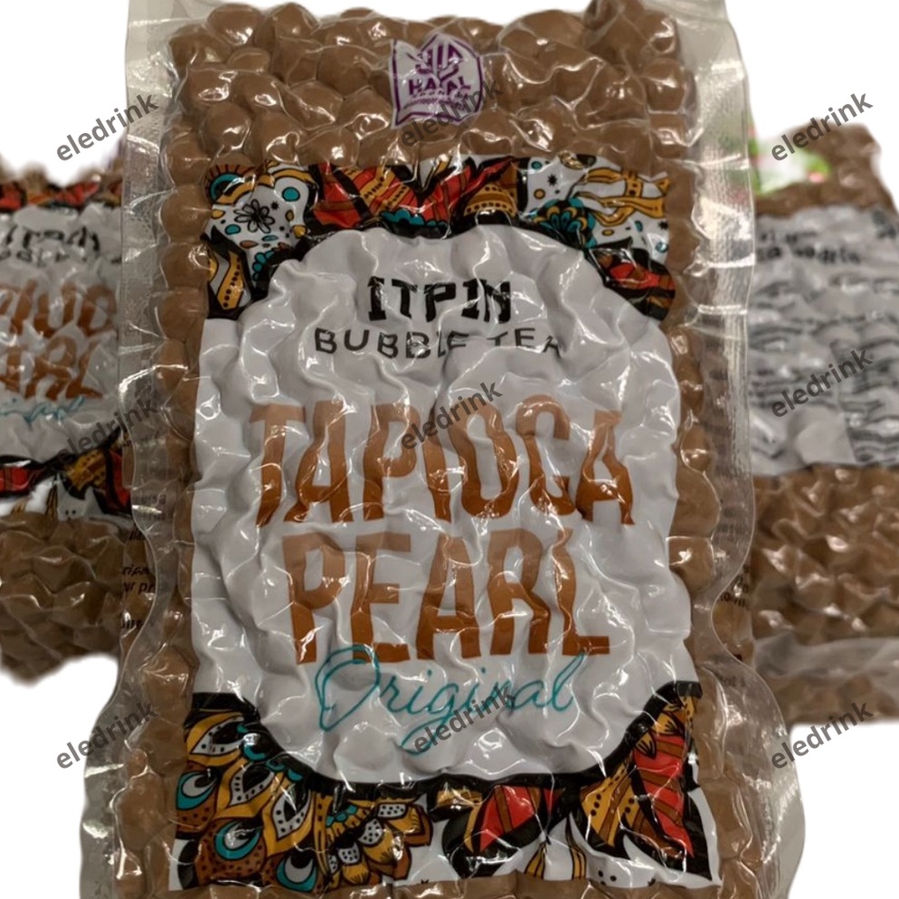 

AMO724 PROMO ALE ITPIN 1kg TAPIOCA PEARL PREMIUM tapioka Bubble Tea Boba Milk Tea Buble teh Mutiara