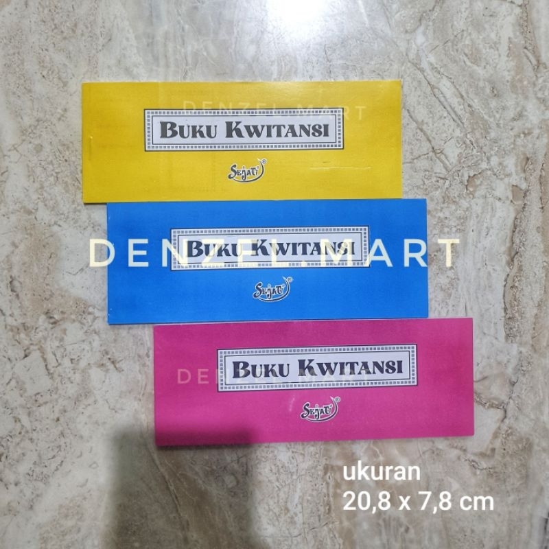 

Buku kwitansi kecil 21 x 8 per satuan 1pc
