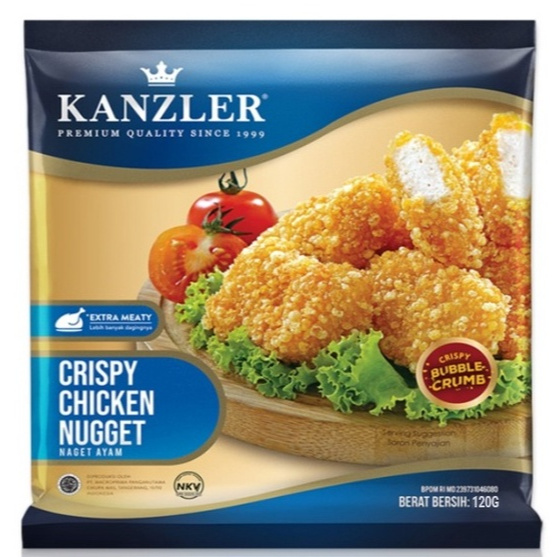 

Kanzler Crispy Chicken Nugget 120gr