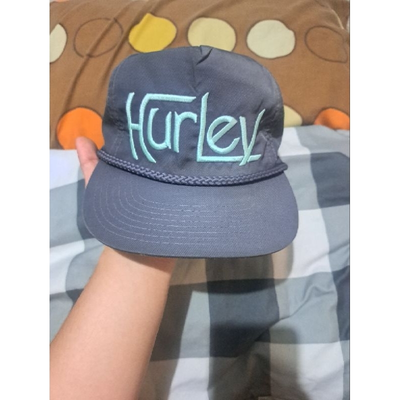 Topi vintage / Ropehat / Tag by Hurley, Yuupong / Surfing / Second Brand - Hurley