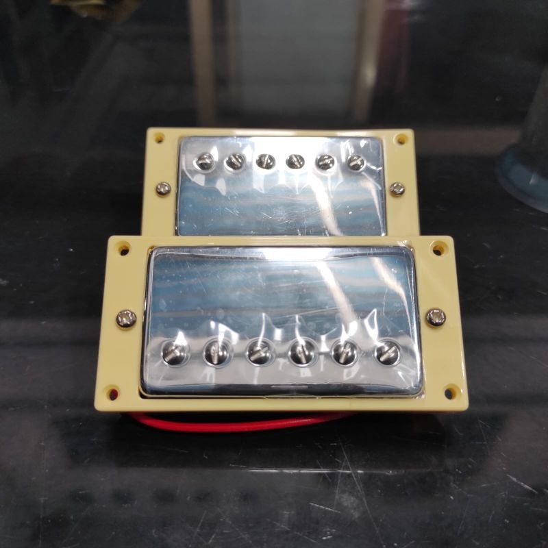 Pickup Gitar Humbucker Les Paul, Gibson, Epiphone, Spull Kaleng, Hi gain,