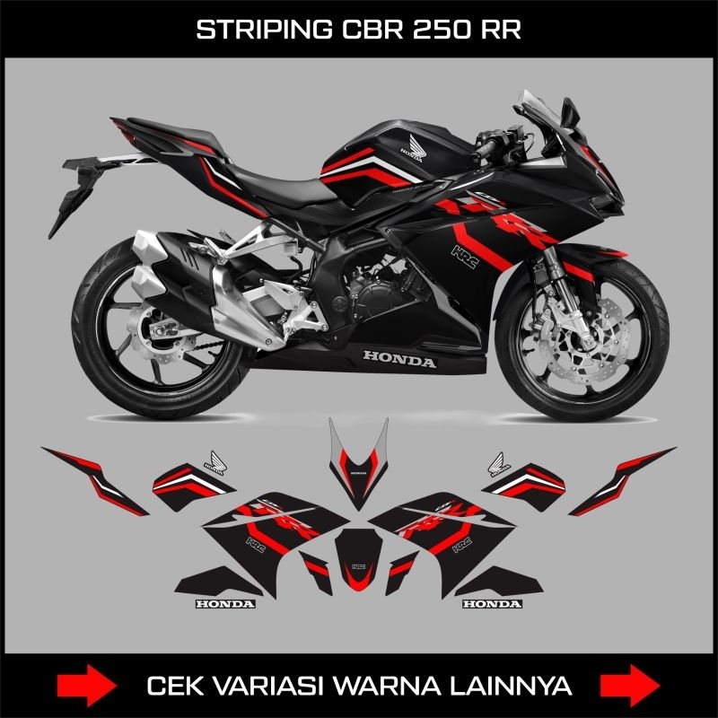 Striping Cbr 250 RR Grapis HRC Racing / Stiker Motor Honda Cbr 250RR Design Custom / Stock Decal