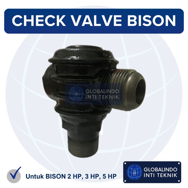 Check Valve 3/4 Inch Kompresor Angin BISON 2 HP 3 HP 5 HP