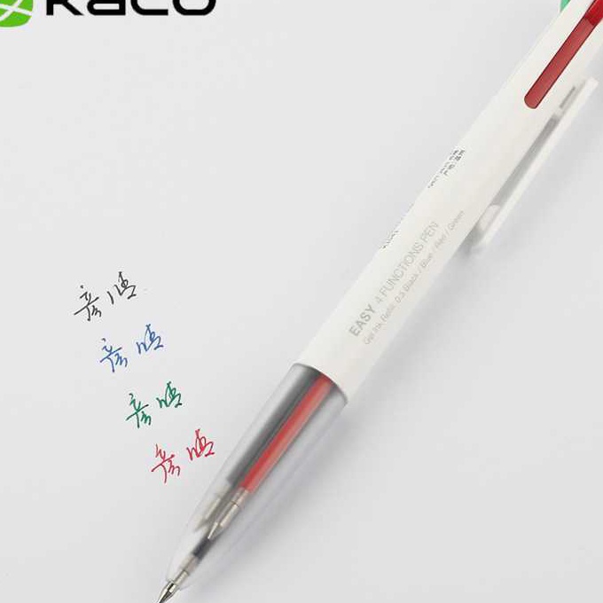 

Wow Kaco EASY 4 in 1 Multifunction Gel Pen Pena Pulpen Bolpoin 5mm 1 PCS K141 Black Blue Red Green InkKaco EASY 4 in 1 Multifunction Gel Pen Pena Pulpen Bolpoin 5mm 1 PCS K141 Black Blue Red Green Ink