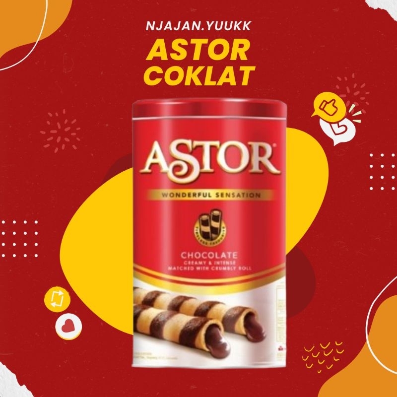 

Astor Wafer Coklat Astor Chocolate